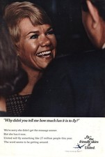 1968 United Airlines: Why Didn't You Tell Me Vintage Print Ad