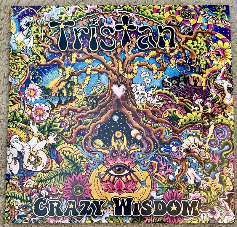 TRISTAN - CRAZY WISDOM 2LP Vinyl Pink Colored Psytrance Trance Goa Nano