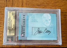 2005-06 IN THE GAME JIM CRAIG AUTHENTICATED AUTOGRAPHED MIRACLE ON ICE USA GOLD