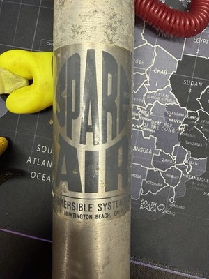 SSI Spare Air 3000 PSI 2.7 Cu. ft. Scuba Dive Tank Regular Pony Bottle