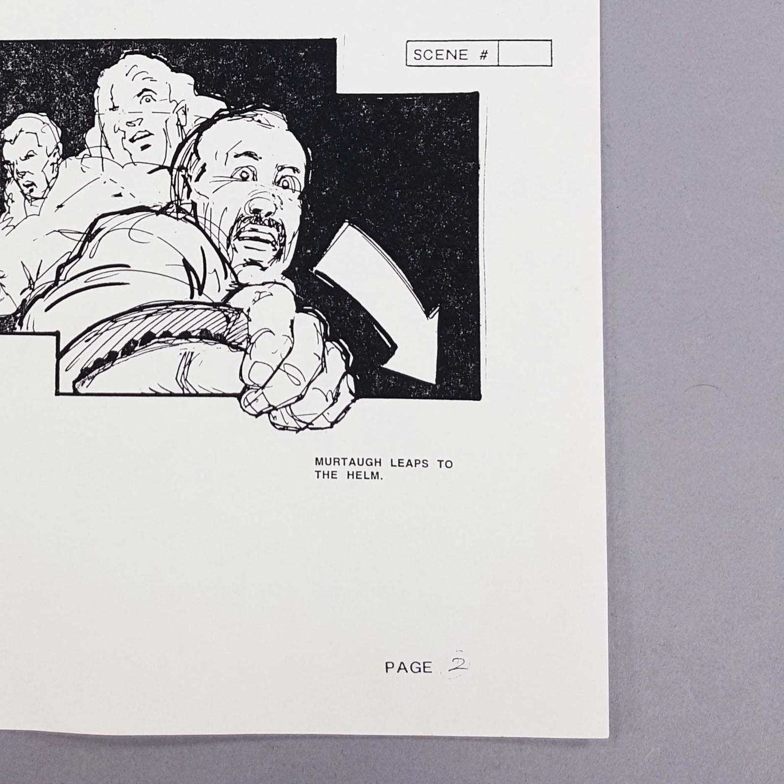 Image 10 of Lethal Weapon 4 Storyboard Joe Pesci Leo Getz Screaming Boat Fight Scene
