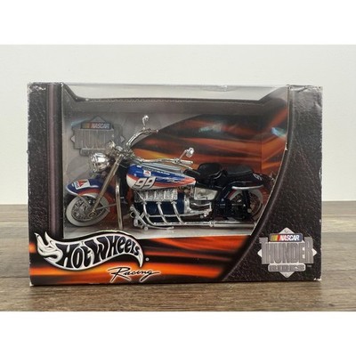 Hot Wheels Racing NASCAR Thunder Rides Motorcycle 1/18 Diecast NIB