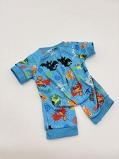 Build a Bear How To Train your Dragon Outfit Sleeper Pajamas Set Blue