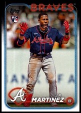 2024 J.P. Martinez Rookie Topps Baseball Series Two RC #685 Atlanta Braves