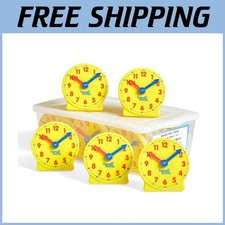 Geared Classroom Clocks for Students, Set of 24