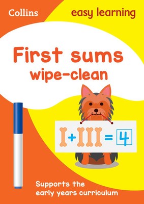 Collins Easy Learning | First Sums Age 3-5 Wipe Clean Activity Book | Buch