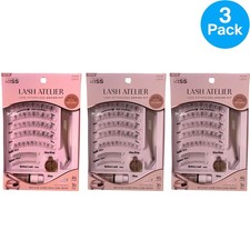 KISS Lash Atelier Extensions Design Kit Pre-Mapped Natural LDK01 3 Pack Bundle