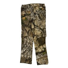 Age 10-12 Realtree Camo Cargo Pants - Large Camo Cotton Blend