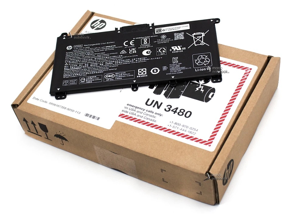 Batteria Laptop Originale HP HT03XL - Immagine 2 di 4