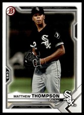 2021 Bowman Prospects Matthew Thompson Chicago White Sox #BP-74