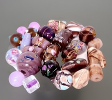 Assortment Of Mixed Glass Beads 7-15mm