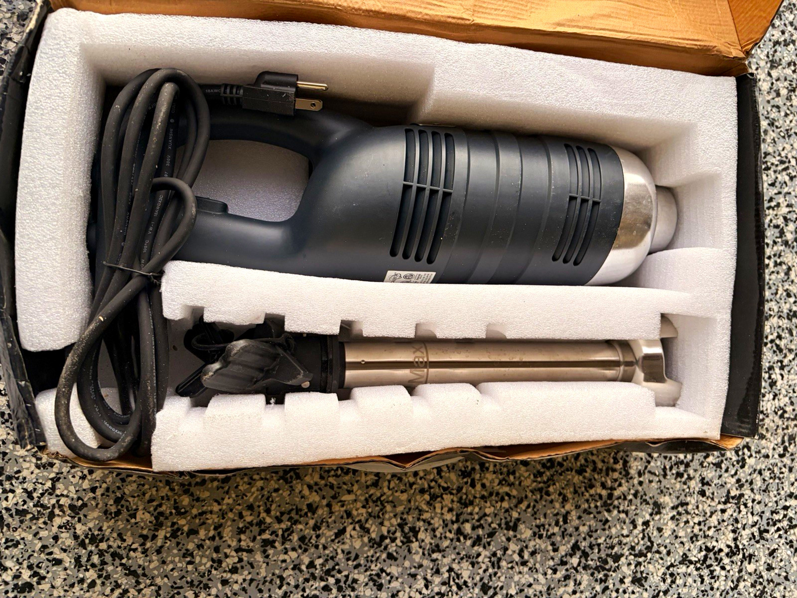 AvaMix IBHD12 Commercial Heavy-Duty Variable Speed Immersion Blender 12" Shaft