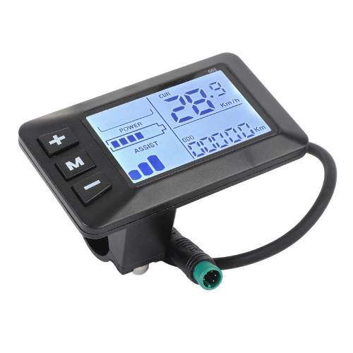 Display LCD Bici Elettrica 5 Pin Pannello di Controllo Tachimetro E-Bike Scooter G51 foto 2
