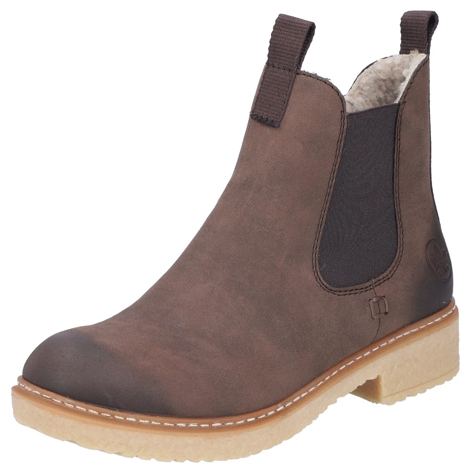 RIEKER Winterstiefelette Chelseaboots, Used-Look, mit Innenreißverschluss , 40 - Bild 1 von 3