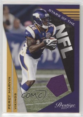 2011 Panini Prestige Stars of the NFL Materials 25/250 Percy Harvin #38 2t7