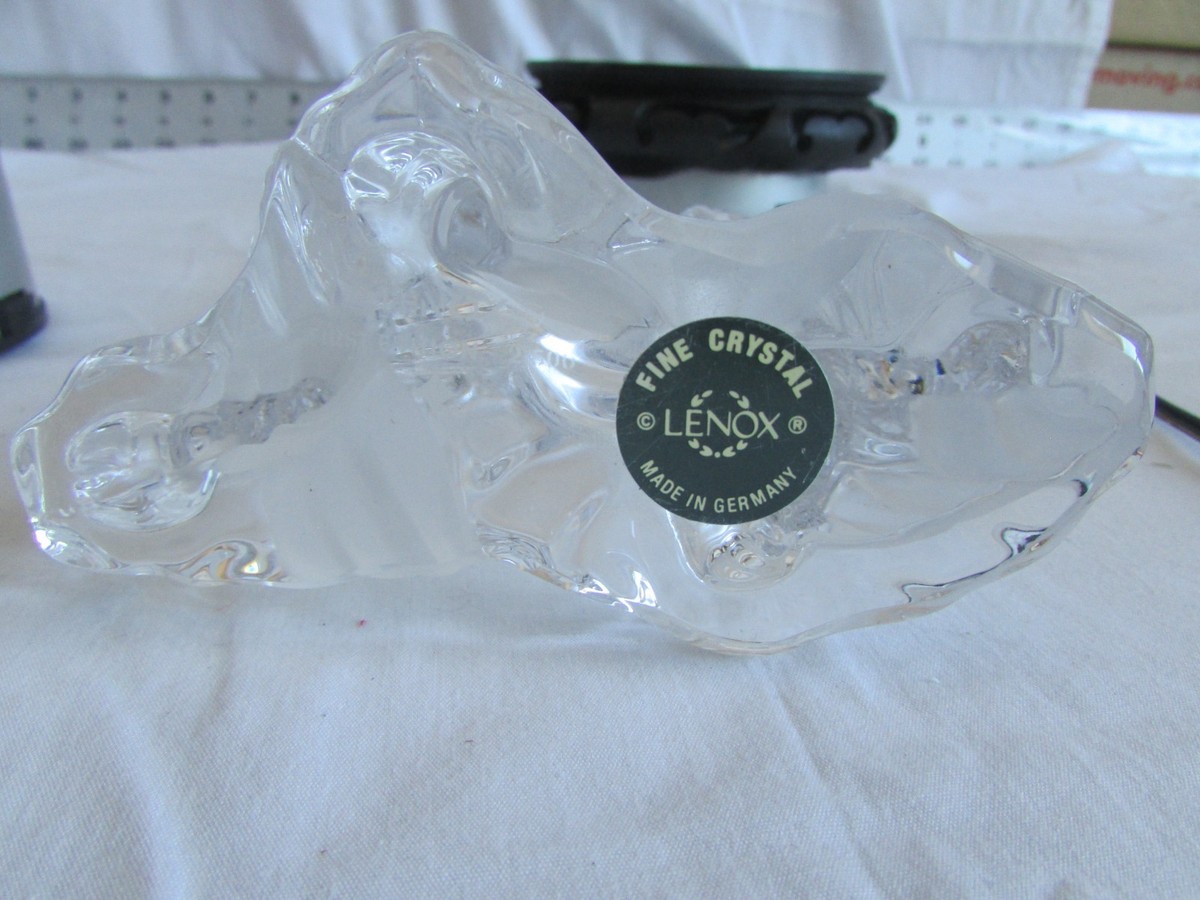 Vintage Lenox Fine Glass Crystal Giraffe Made In Germany 1st