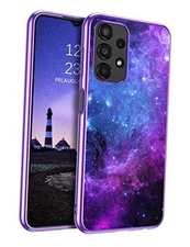  Compatible with Samsung Galaxy A23 5G/4G Case 6.6 Inch Glow in The Blue Nebula