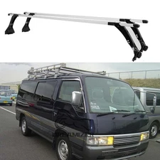 For Nissan Caravan 63" Adjustable Roof Rack Rail Cross Bar Luggage Cargo Carrier