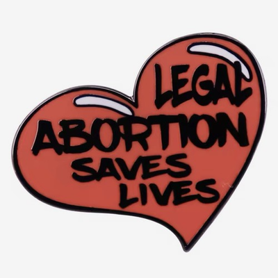 #ad #ad Legal Abortion Saves Lives Enamel Pin Pro Choice Reproductive Rights Feminism $7.50