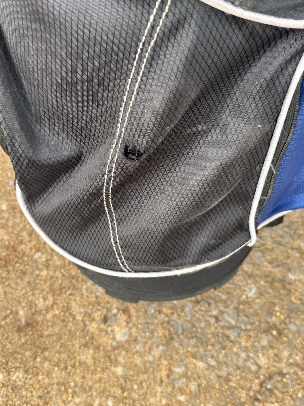 ✨Michelob Ultra Beer 14 Way Golf Bag Carry Cart Bag Black Blue Pro