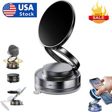2025 NEW Vacuum Magnetic Suction Cup Phone Holder Car Mount Foldable 360  Stand