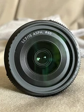 Panasonic Leica DG Summilux 15mm f/1.7 ASPH