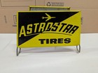 Rare Vintage Astrostar Tires Advertising Gas & Oil Sign Rack Tire Display Holder — photo 1