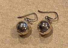  Silpada Lekka srebrna. 925 12mm Haczyk kulkowy Kolczyki Dangle W1371