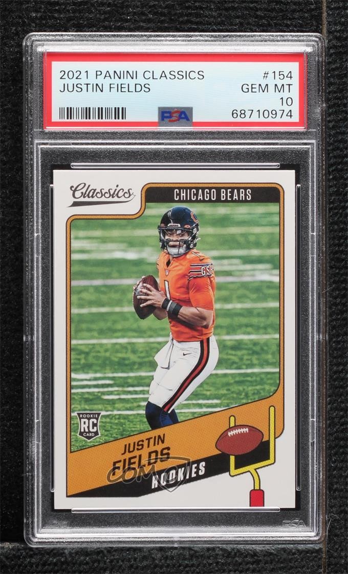 2021 Panini Classics Rookies Justin Fields #154 PSA 10 GEM MT 0yi8