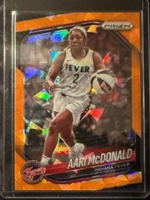 2025 Panini WNBA Prizm Basketball Aari McDonald 10 Orange Ice Prizm