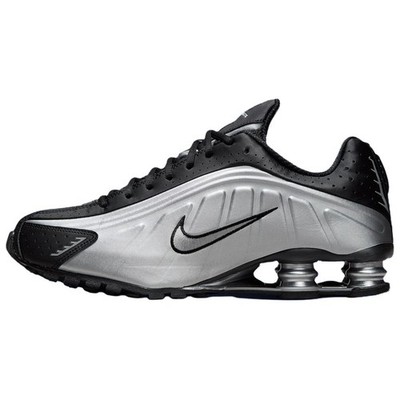 Nike Shox R4 Classic And Versatile Running Shoes Unisex Silver HQ1988-007