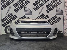 11-16 Kia Rio Mk3 Fl BUMPER FRONT Silver 3d SEE IMAGES 