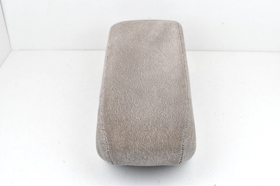 2000-2004 Mitsubishi Montero Sport Center Console Beige Cloth Armrest OEM - Image 2 of 4