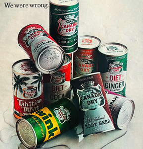 1965 Canada Dry Soda Advertisement Vintage Wink Tahitian Treat Orange Pop DWYY1