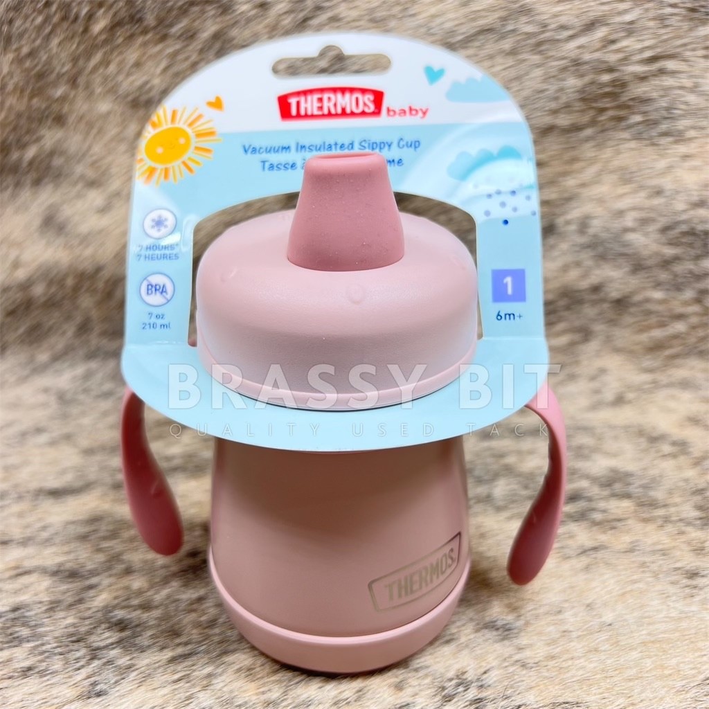 Baby 7 Oz. Vacuum Insulated Stainless Steel Sippy Cup With Handles