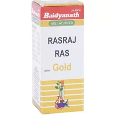 Baidyanath RASRAJ Ras with Gold Tablets (25tab) Herbal Ayurvedic -FREE SHIPPING 