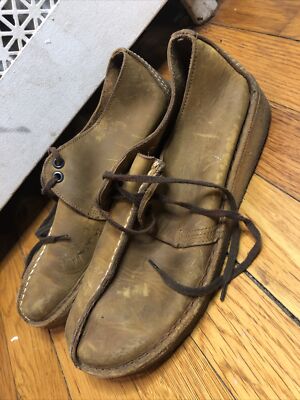 Vintage Clarks Originals Desert Boots Brown Leather Chukka Boots Size 7‎ Vintage Clarks Originals Desert Boots Brown Leather Chukka  main image 3