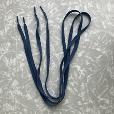 AUTHENTIC NIKE DUNK FLAT SHOE LACES STEFAN JANOSKI SB OBSIDIAN BLUE - 42" - USED