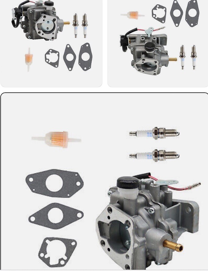 F/ CH18-62574 MILLER ELECTRIC 18 HP CARBURETOR W TUNE SPARK PLUGS