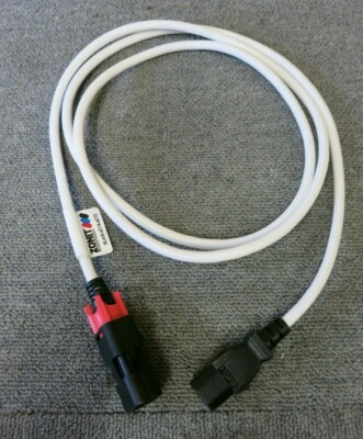 Zonit zLock-zC14-17-aC13-2m-WE IEC Dual Locking Cable 2M White C14
