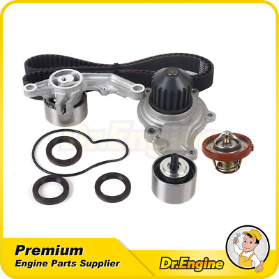 Timing Belt Kit Water Pump Thermostat Fit 02-09 Chrysler PT Cruiser Dodge 2.4L
