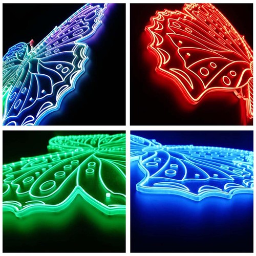 ADVPRO Nome Personalizzato Hamster RGB Dynamic Glam LED Sign   Forma tagliata a bordo   Decorazione 3D intelligente   Segnaletica multicolore   st06s22 fnd p0014 tm