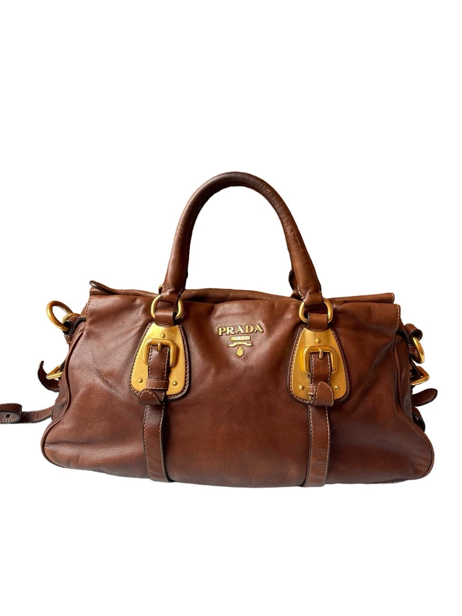 Prada Convertible Belted Satchel Soft Calf Medium eBay