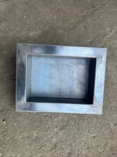 Niche Wall Insert Steel Black Patina Handmade 3” Deep 1.5” Flange 10” x 7” Box