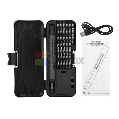 46-in-1 Electric Screwdriver Set Precision Power Tool Kit Rechargeable Silent