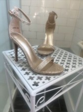 Dream Pairs Gold Stiletto High Heel Sandals New-Size 6.5