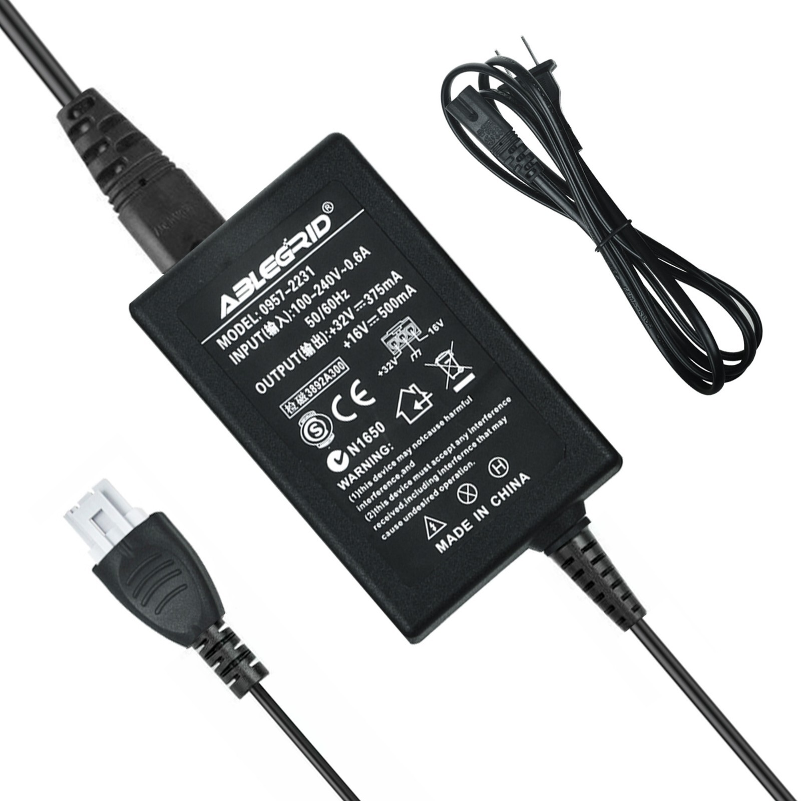 Charger For Hp 375ma Photosmart C4280 C4580 C4260 0957-2231 Power Psu