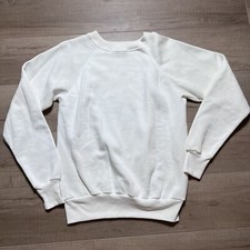 Vintage Sweatshirt by Pannill Sweats Pastel White Crewneck Medium Fits Small