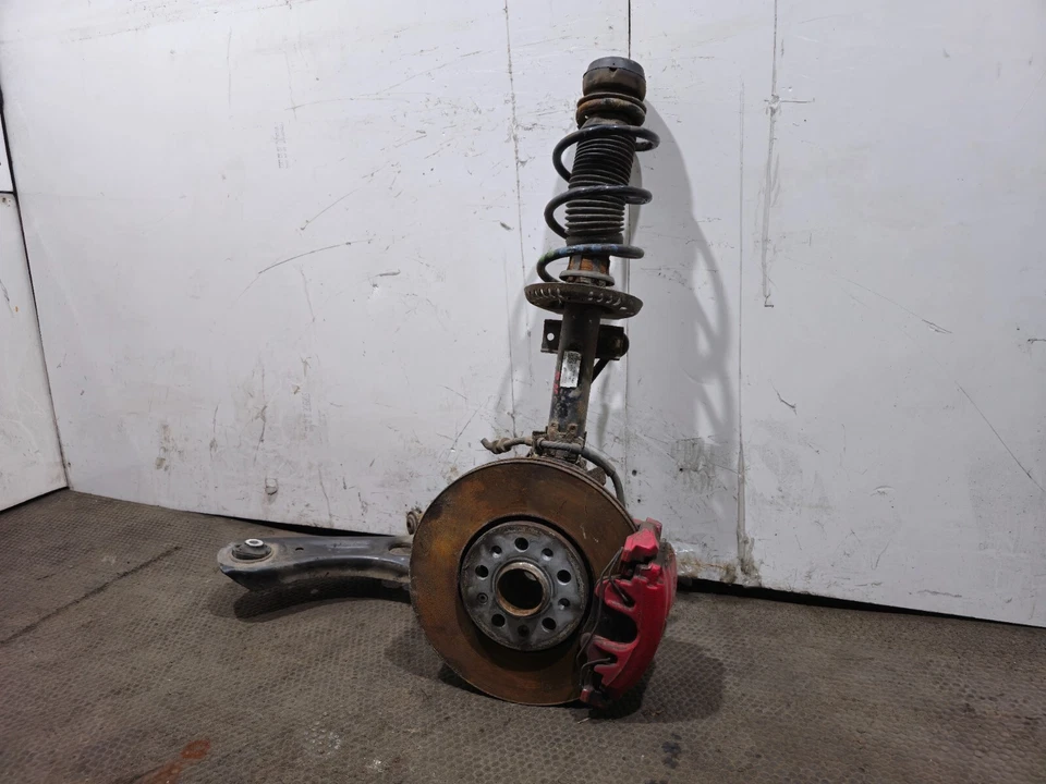 09-16 VOLKSWAGEN POLO GTI 1.4GASOLINA MANUAL DELANTERO DERECHO SUSPENSIÓN PIERNA 6R0413031AH Foto 2 de 4