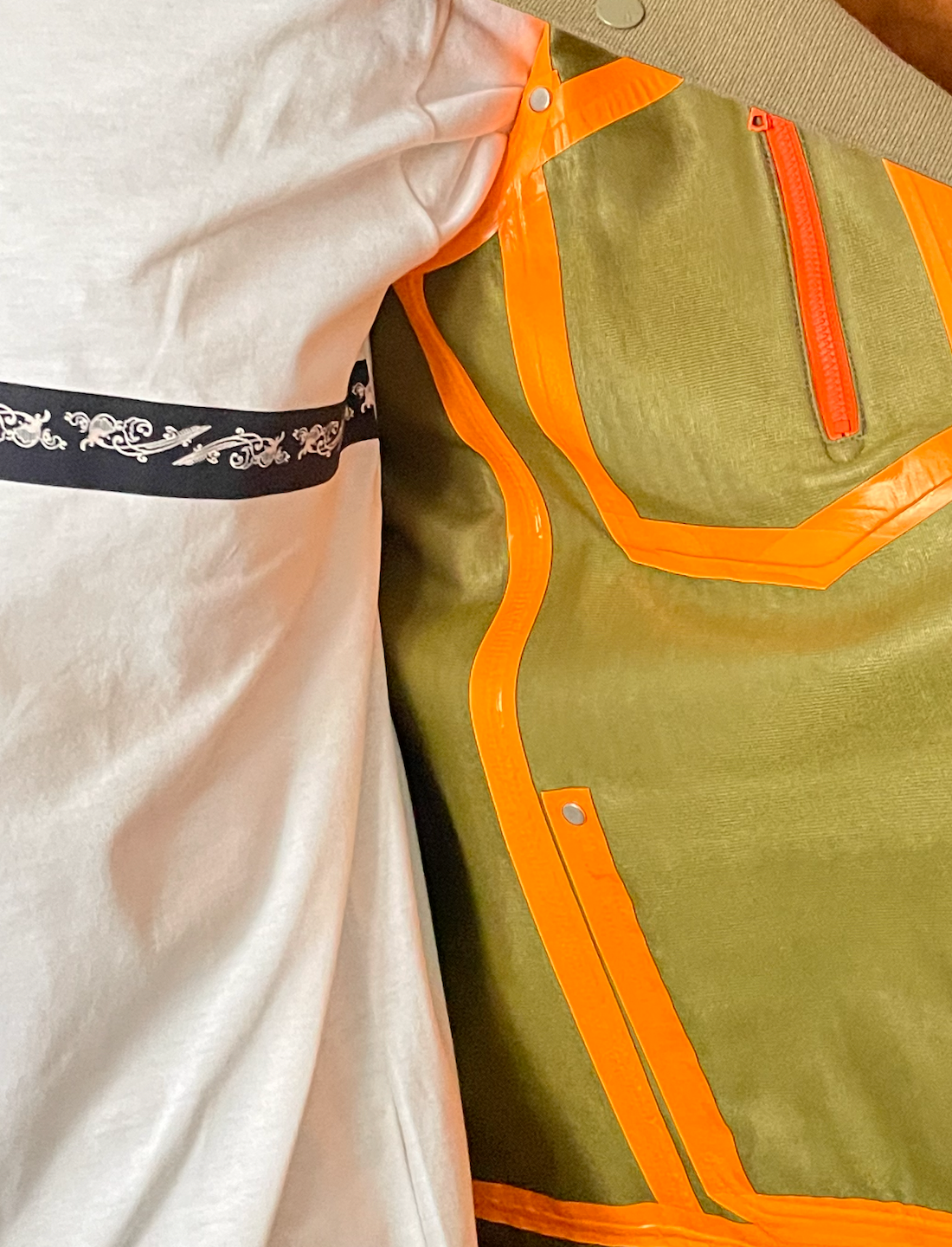 ALTRA OAMC CAPPOTTO DA LAVORO IN COTONE INCOLLATO CACHI RIGIDO S